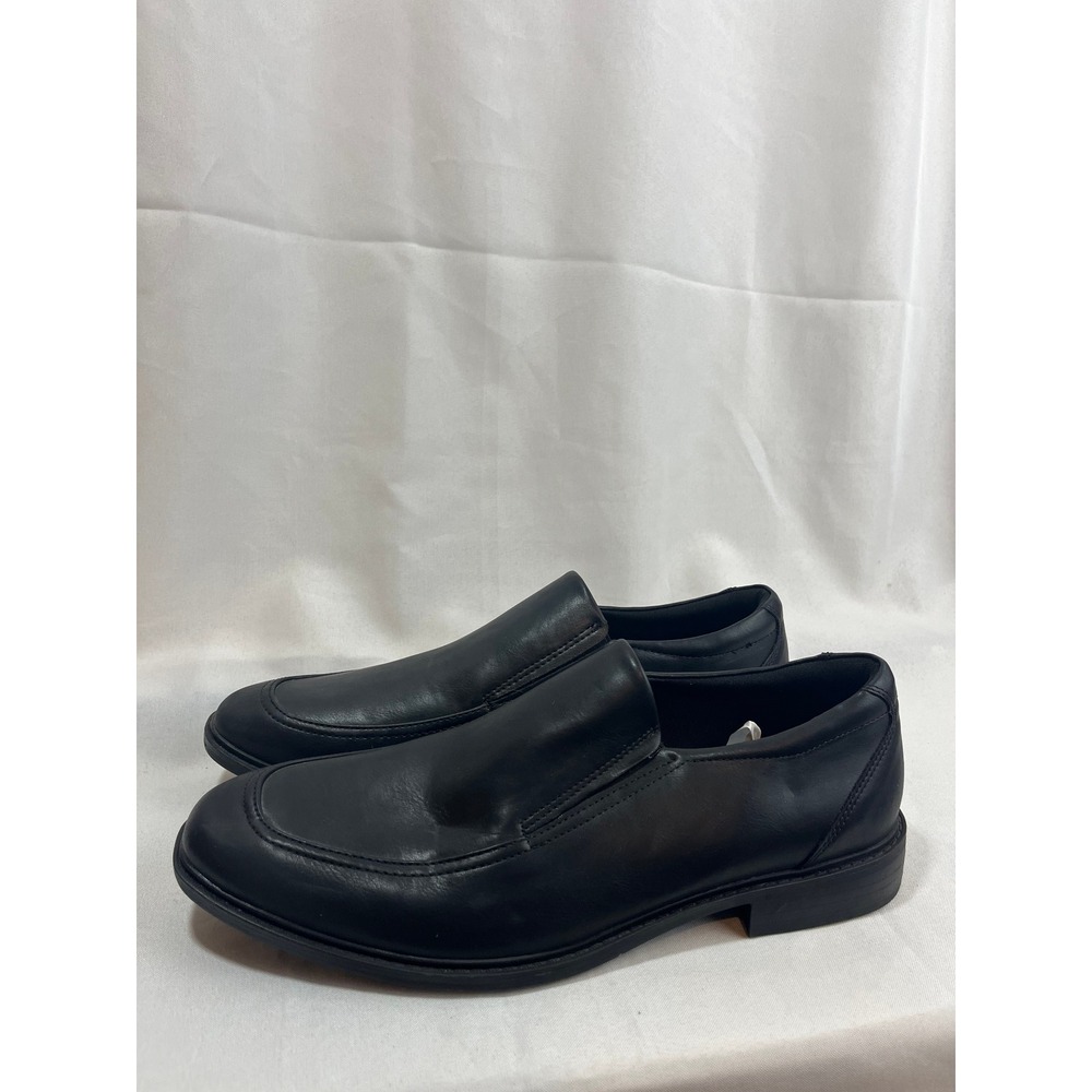 Goodfellow & Co Mens Black Slip On Dress Shoes Moc Toe Loafers Size 11.5 NEW